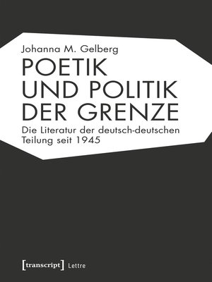 cover image of Poetik und Politik der Grenze